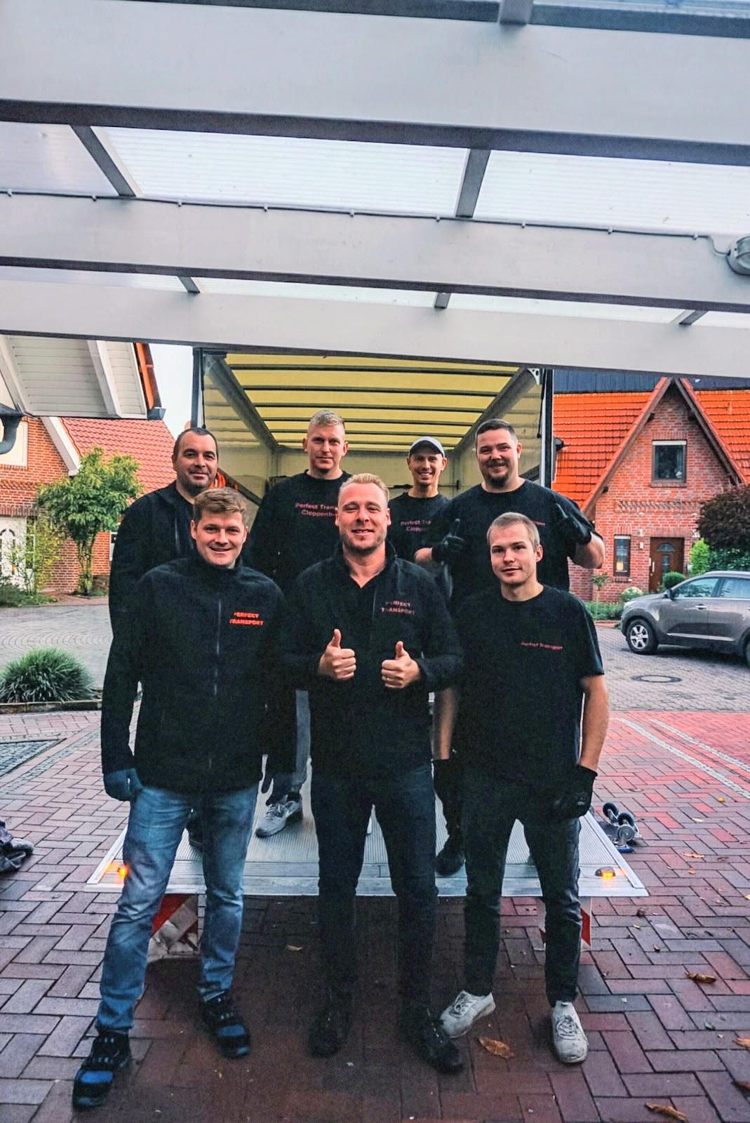 Das team von Perfect transport